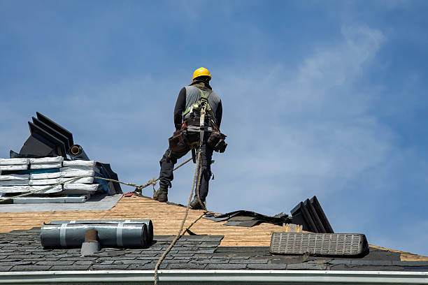 Professional Roof Replacement technician working in Mc Cutchenville, OH